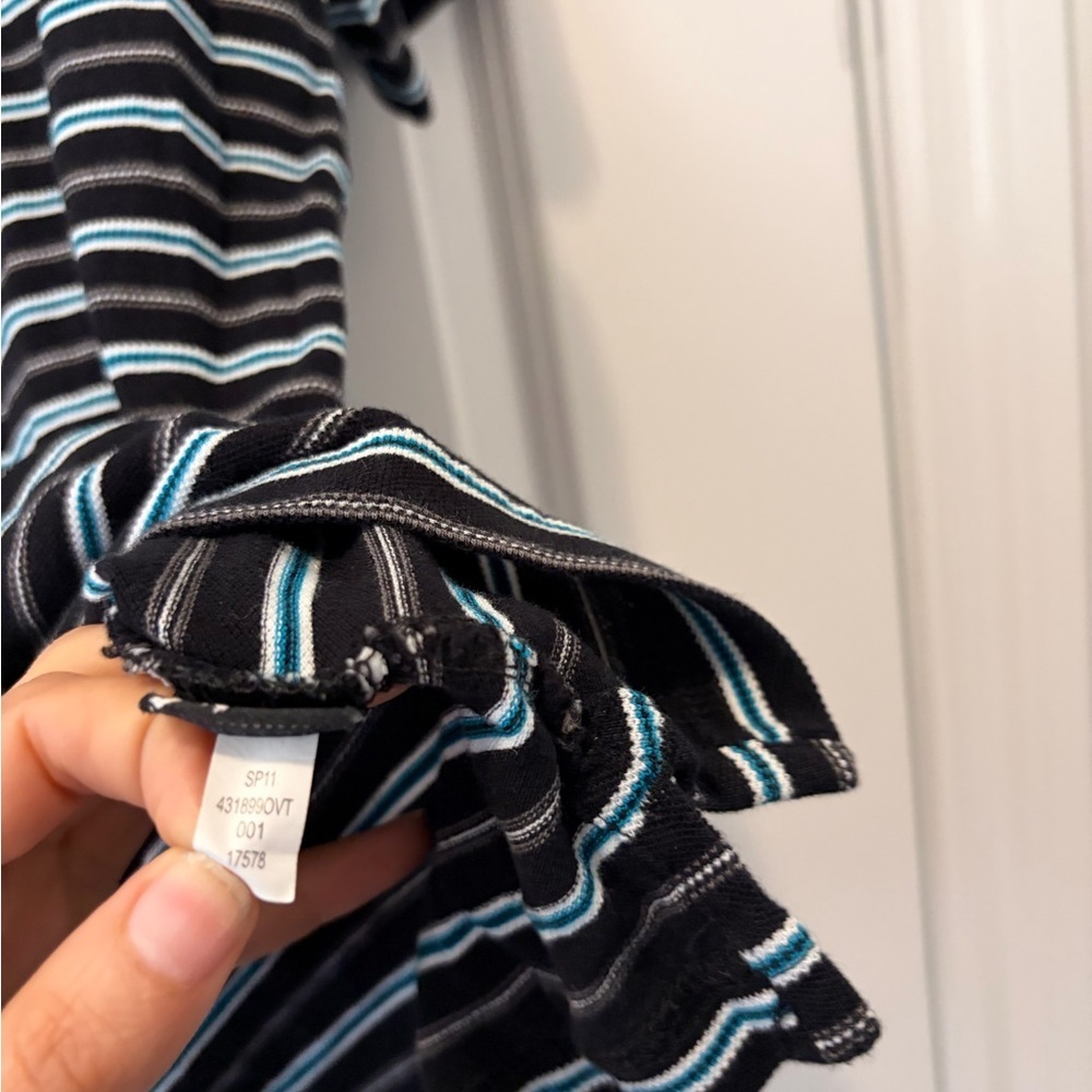 Vintage Oakley Striped Polo Shirt - Large - Picture 7 of 9